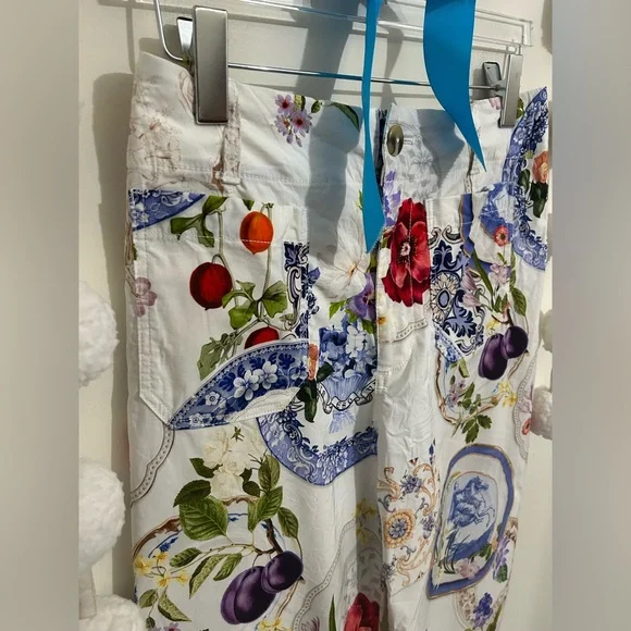 Anthropologie The Colette Wide Leg Cropped Pants by Maeve - Picture 8 of 13